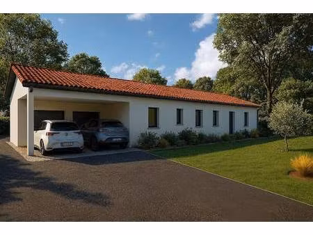 terrain avec maison neuve à vendre