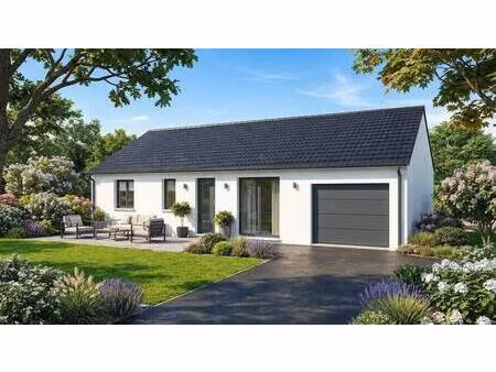 terrain avec maison neuve à vendre