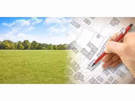 terrain constructible viabilisé à vendre