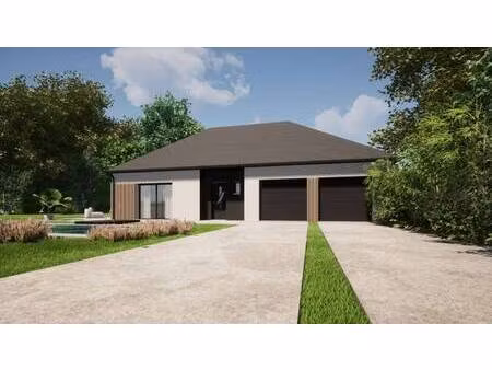 terrain avec maison neuve à vendre