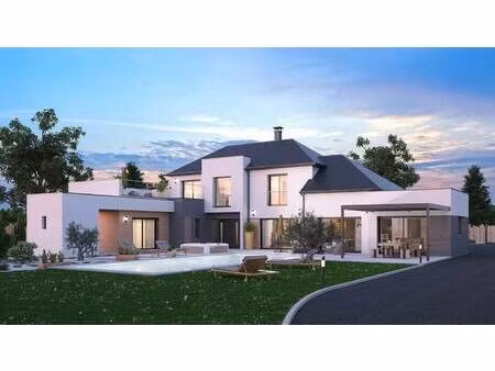 terrain avec maison neuve à vendre