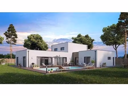 terrain avec maison neuve à vendre