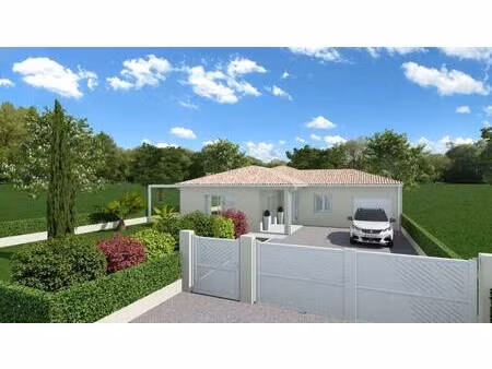 terrain avec maison neuve à vendre