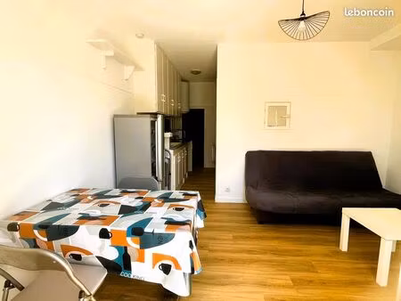 t2 meublé rénové avec terrasse proche hyper centre - direct propriétaire