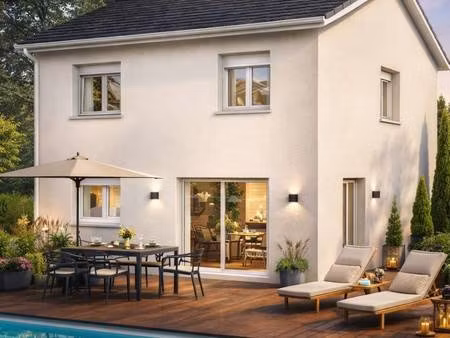 terrain avec maison neuve à vendre