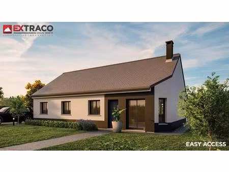 terrain avec maison neuve à vendre