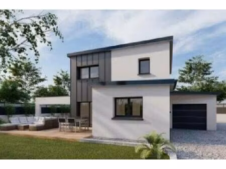 terrain avec maison neuve à vendre