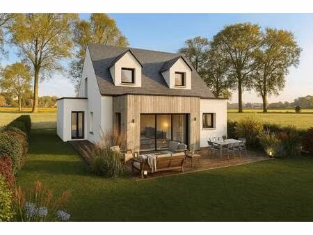 terrain avec maison neuve à vendre