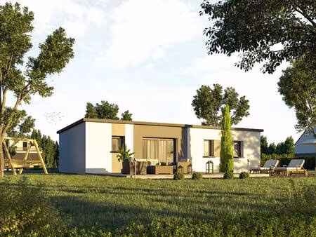 terrain avec maison neuve à vendre