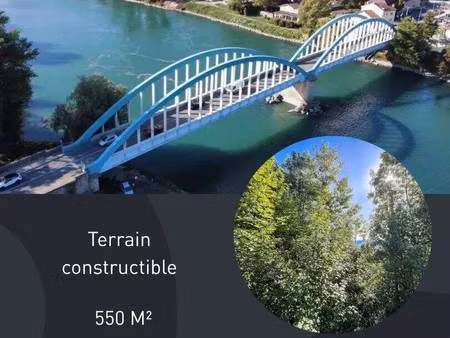 terrain constructible viabilisé à vendre