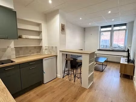 ◊ studio meublé 30 m² – emplacement exceptionnel à lille – à 40 m de la porte de paris