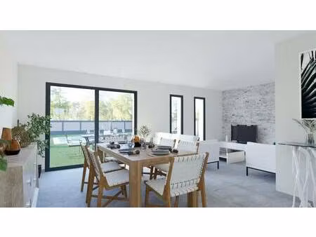 terrain avec maison neuve à vendre