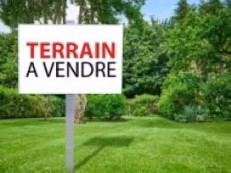 terrain constructible viabilisé à vendre