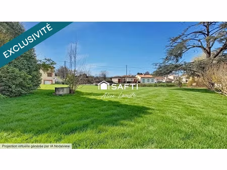 vente terrain 891 m² à lézat-sur-lèze (09210)  65 000 €