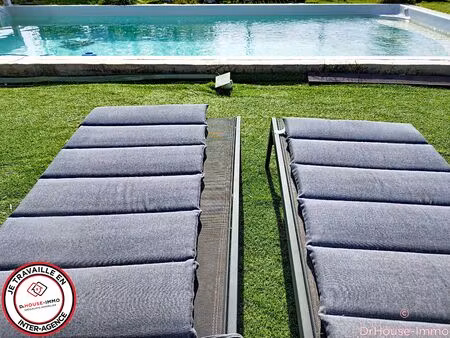 maison familiale de plain-pied 105m - piscine chauffée - terrain 800m² -