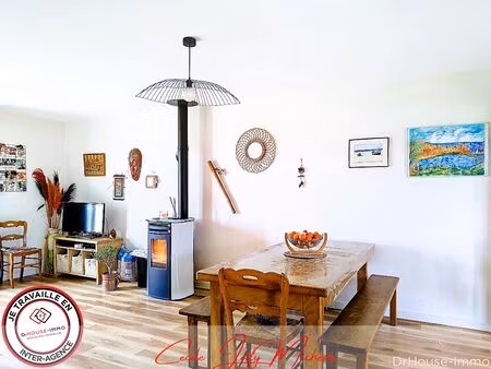 maison de plain pied - 80m² - 2 chambres - jardin 5948m² -