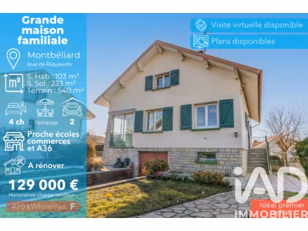 vente maison/villa 5 pièces