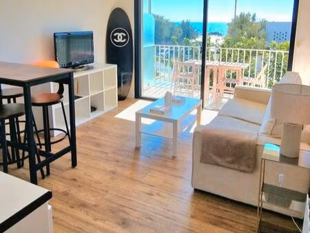 bel appartement vue mer palavas-les-flots f2 36m2