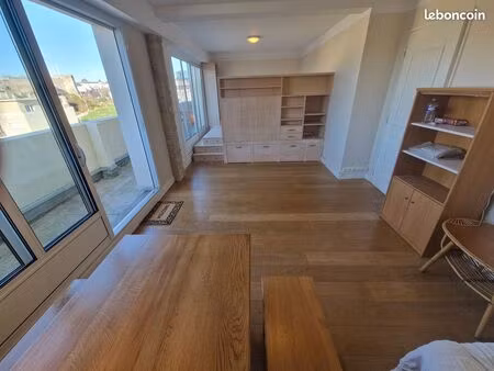 f2 meublé caen hyper centre 45m2 + 18m2 de balcon