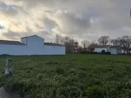 vente terrain à batir 500 m² à saint-denis-d'oléron (17650)  192 600 €