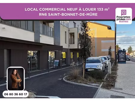 local commercial à louer 133 m² - rn6 saint-bonnet-de-mûre