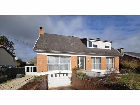 pavillon individuel  semi plain pied 5 chambres  sous sol complet