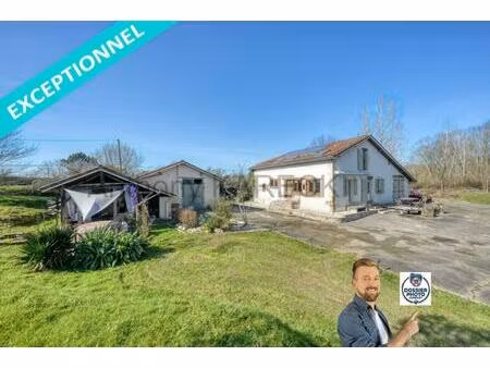 ferme rénovée 190m² + garage 60m² + grange 55m² + abri bois + four à pain