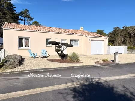 maison à vendre 4 pièces plain-pied  3 chambres  garage sion sur l'ocean (85)