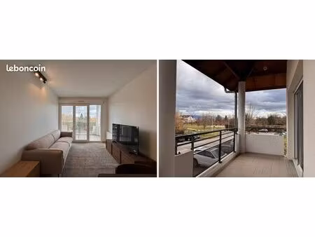 t2 bis - centre de ferney-voltaire - parc de la tire - colocation possible