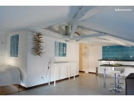 studio meublé  atypique et contemporain au cœur de st etienne de st geoirs