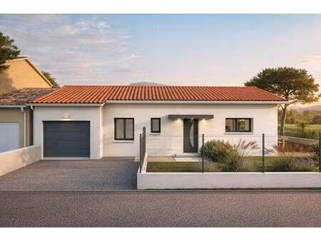 terrain avec maison neuve à vendre