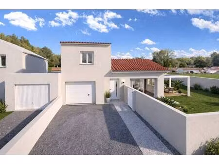 terrain avec maison neuve à vendre