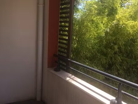 loue studio 21 m2 + balcon 600 e - castelnau résidence sécurisée au calme - garantie visal