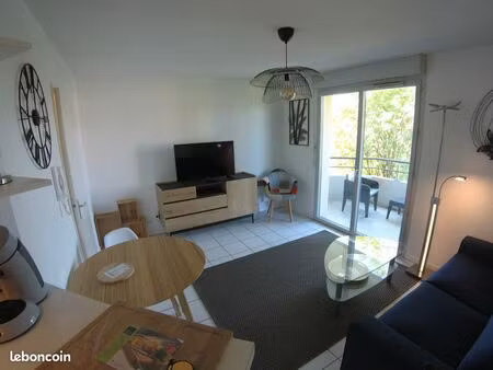 t2 meublé neuf de 36m² avec terrasse et parking à cx daurade