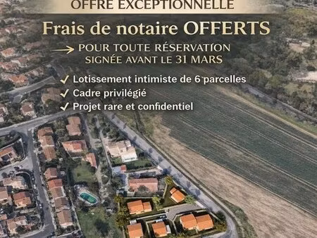 terrain en lotissement