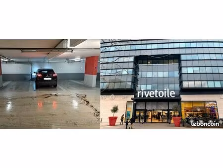 parking en sous sol centre commercial rivetoile sécurisé strasbourg neudorf 17 av du rhin