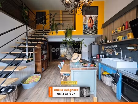 loft d’exception – hypercentre de cholet – 110 m² – jardin – parking privatif