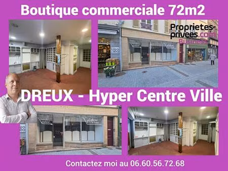 28100 dreux - local commercial 72 m2 emplacement n°1 bis