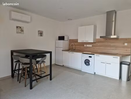 appartement meuble avec jardin