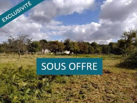 beau terrain à bâtir dans environnement calme