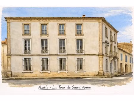 demeure de maître d’exception au cœur d’azille – 433 m² de charme et de prestige