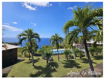 bungalow en dur vue mer copropriété piscine
