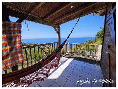 maisonnette t2 en dur vue mer copropriété piscine