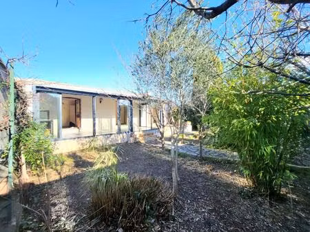 vente clermont-l'hérault villa plain-pied  98 m²  3 ch  + véranda 23 m²  garage  jardin 46