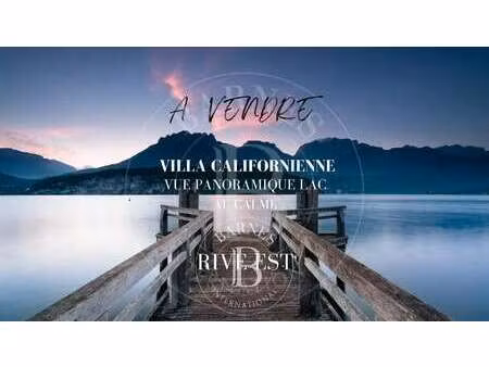 villa de luxe à vendre à veyrier-du-lac : 5 950 000 €