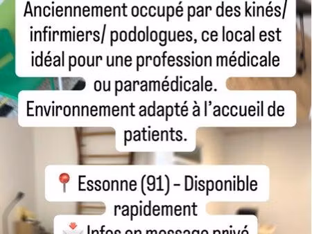 ? à louer – local idéal profession médicale / paramédicale ou profession du bien-être