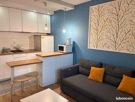 studio meublé 21 m² – secteur st rémi – proche sciences po – lumineux