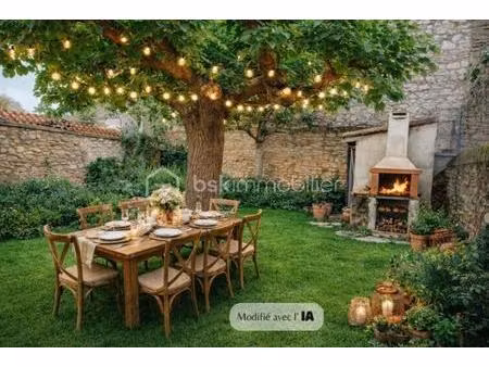 maison de village à rénover - jardin  terrasse & garage - cœur de village