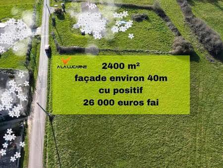 vente terrain châtres 24120 - 26000 € - surface privée