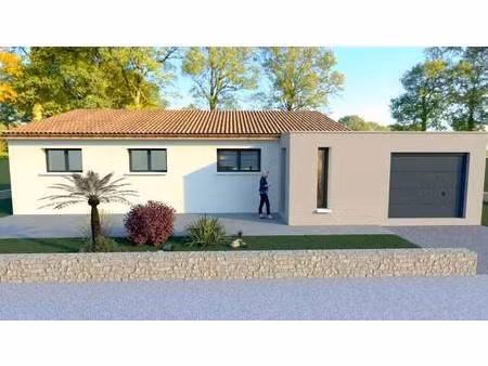 terrain avec maison neuve à vendre